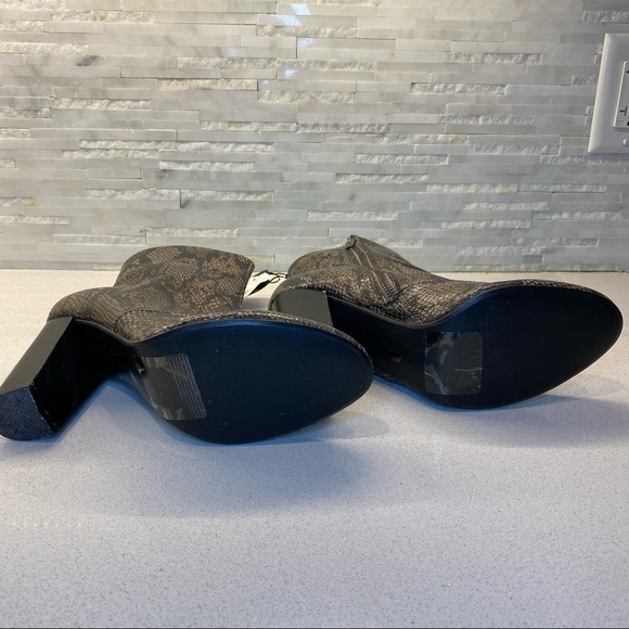 Faux Snake Skin Booties - new - Picture 3 of 6